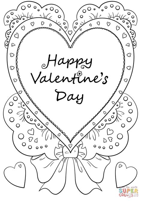 Free Printable Valentines Day Cards To Color